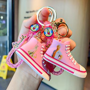 Groothandel bulk anime auto sleutelhanger charme roze sneakers accessoires sleutelhanger schattig paar studenten gepersonaliseerde creatieve Valentijnsdag geschenk DHL
