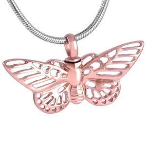 Pendentifs d'urne de crémation papillon en gros, stockez des cendres d'animaux de compagnie ou des cheveux, des cendres comme souvenirs dans des pots, un souvenir en option de quatre couleurs