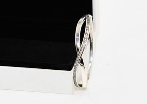 Groothandel-C Persoonlijkheid CZ Diamant Bracelet Luxe designer sieraden voor 925 Sterling Silver met Box Ladies Bracelet1719940
