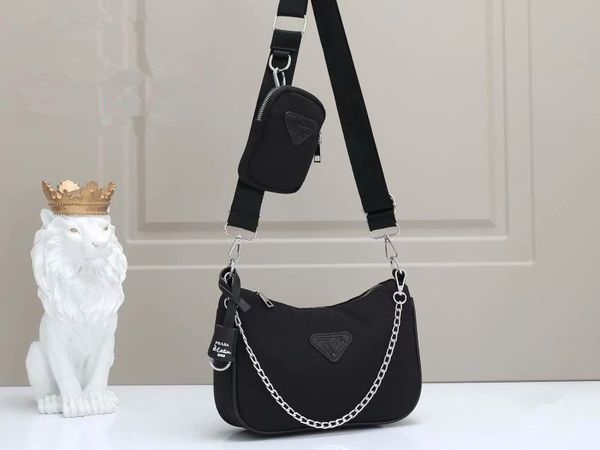 Venta al por mayor, bolso de lona para vagabundo, bolso de hombro para mujer, bolso de pecho para mujer, bolso de mano con cadena, bolso de mensajero, bolso de mano, venta de fábrica