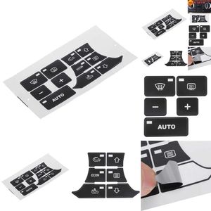 Air en gros de la voiture - Conditioning Panneau Bouton Sticker Renovation Réparation de réparation pour Audi A3 8P 2003-2012 ACCESSOIRES INTÉRIEURS