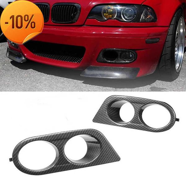 Gros voiture pare-chocs avant gril antibrouillard couverture calandre garniture nid d'abeille maille pour BMW E46 M3 2001 2002 2003 2004 2005 2006 accessoires