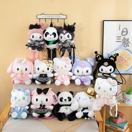 Carton de vente en gros panda enfants sac à dos fille cadeau en peluche jouet chambre décoration
