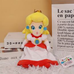 Jouets en peluche de dessin animé, Super champignon flamme princesse, poupée princesse de combat blanche, vente en gros