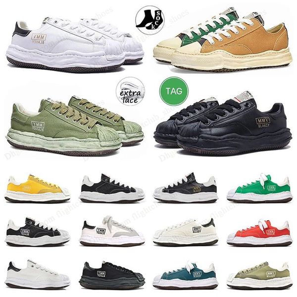 wholesale Chaussures de sport MMY Maison Mihara Yasuhiro plateforme Baskets Semelle En Caoutchouc Mihara Yasuhiro Low Cut Canvas Skate Signature Hommes Femmes mmy mason dhgate formateurs