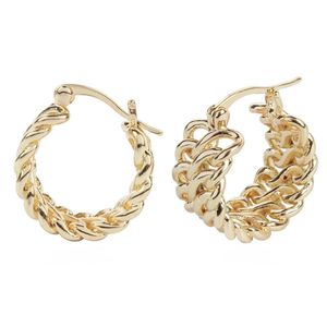 Boucles d'oreilles en gros-chaîne pour les femmes mode cercle huggie boucle d'oreille style de vacances bijoux cadeaux pour petite amie livraison gratuite