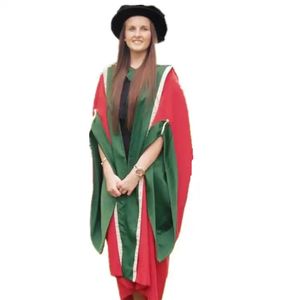 Uniforme mat de remise de diplôme d'université pour adultes, costume et casquette, robe de remise de diplôme ou robes de remise de diplôme d'université de doctorat britannique, bon marché, vente en gros