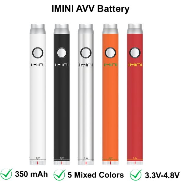 Prix de gros pas cher 350 mAh Vape Pen Cart Batterie rechargeable Préchauffage Tension variable USB C Chargeur Toutes les cartouches de fil 510 Vaporisateur Max Batterie