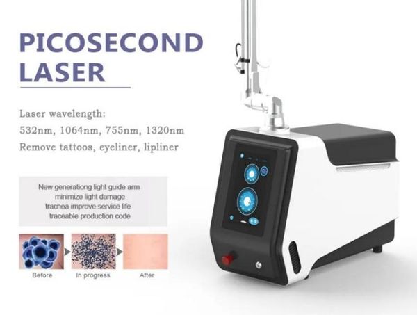 Prix de gros Machine portative de picoseconde d'épluchage de carbone de Laser de picoseconde de nouvelle conception bon marché enlèvent le tatouage