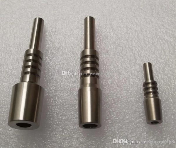 Vente en gros pas cher Titanium Tip Domeless Titanium Nail 10mm 14mm 19mm GR2 Inverted Grade 2 Ti Nails