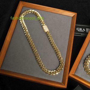 Collier ras du cou en or 18 carats, personnalisé, chaîne à maillons cubains en or 24 carats, chaîne Miami cubaine, collier de chaîne cubaine Miami de 20 mm, vente en gros