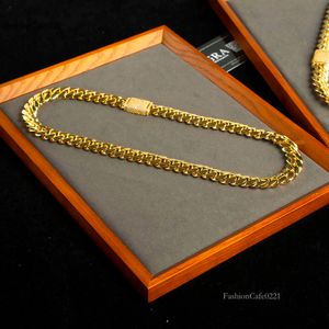 Groothandel Choker Gold Custom Gold Cuban Link Chain Gold Cuban Miami Chain 20mm Miami Cuban Chain Necklace
