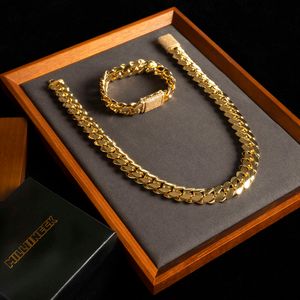 Groothandel Choker Gold Custom Gold Cuban Link Chain Gold Cuban Miami Chain 20mm Miami Cuban Chain Necklace