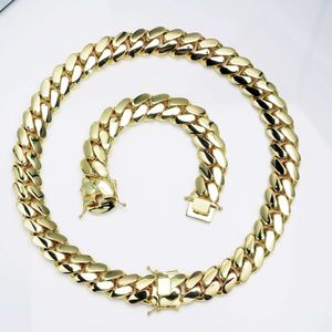 Groothandel Choker Miami Cubaanse keten Moissanite Chain Men ketting 14k gouden Cubaanse linkketen mode sieraden kettingen