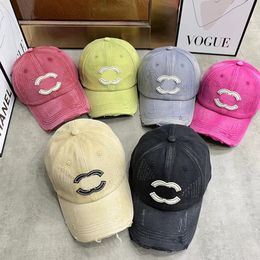 Groothandel Klassieke Designer Vrouwen Mannen Ball Caps 4 Seizoenen Unisex Snapbacks Dubbele Letter Sport Hoeden 6 Kleuren Baseball Cap verjaardagscadeautjes