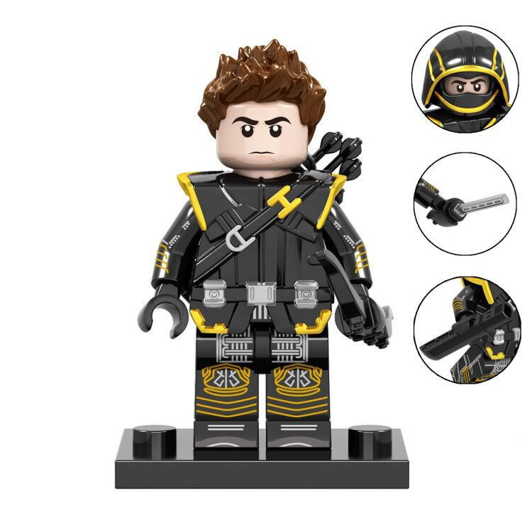 Wholesale classic movie character building blocks superhero seven styles 1.8 inch collection desktop decoration small gifts