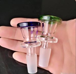 Bongs en verre épais de couleur en gros, tuyaux en verre colorés avec poignée, tuyaux pour fumer, soufflé à la main, recycleur, meilleur brûleur à mazout