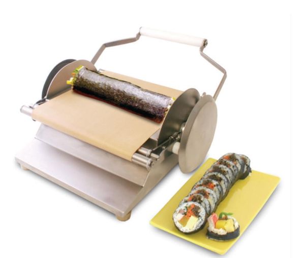 wholesale Rouleau manuel commercial de fabricant de sushi d'acier inoxydable faisant le moule de fabricant de boulette de riz de sushi de machine pour le sushi