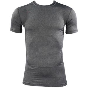 Vente en gros - Compression T-shirt à séchage rapide Couche de base Collants Bodybuilding T-shirt à manches courtes