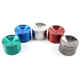 Groothandel concave kruidengrinders met logo rokende accessoires Multi -kleuren 4 lagen 4 Specificaties voor glazen bongs zinklegering 5925