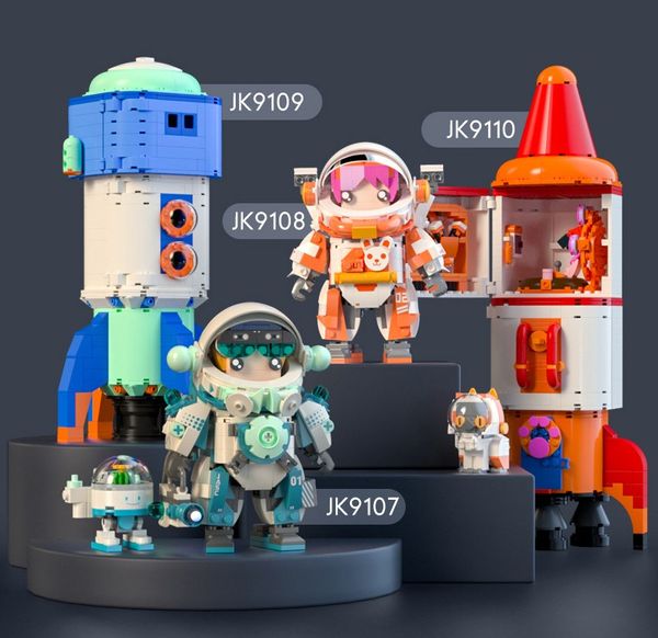 Blocs de construction en gros Bearbrick mini Minifig astronaute Lepins marvel jouets pour enfants Machines semi-perspectives pour adultes Accessoires pour la maison faits à la main Cadeau