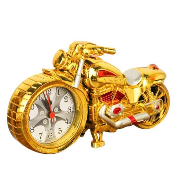 wholesale Cool Motocicleta Moto Diseño Reloj despertador Reloj de escritorio Decoración de mesa Envío de la gota Creativo Hogar Regalo de cumpleaños DHL gratis