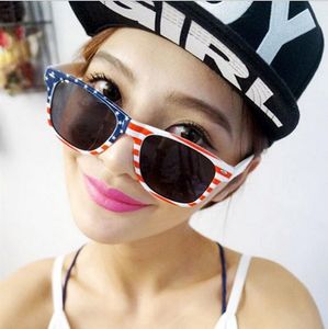 Groothandel kostuum Party Bril Levert Nieuwigheid Fancy America US British England Flag Sunglasses 20pcs / lot Gratis verzending