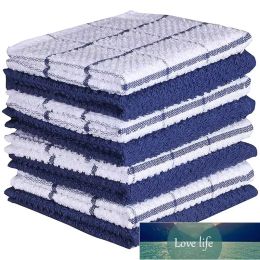 Serviette en gros coton serviette douce super absorbant des chiffons en treillis de salle de bain conçue de salle de bain serviettes de bar à thé à la maison