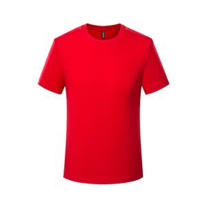 Camiseta de manga corta para hombre, color blanco, naranja y rojo, algodón, venta al por mayor