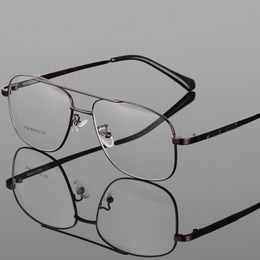 Groothandel-Coyee Classic Retro Ronde Vintage Oversize Eye Glass Doub Grote Mannen Eyewear Myopia Brillen Hoge Kwaliteit Legering Optisch