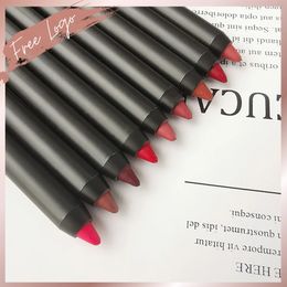 Liner de labios cremoso al por mayor Custom Haga su propia marca Cosmetics Private Label de maquillaje Lip Pencil Pigment Impermeable 240416