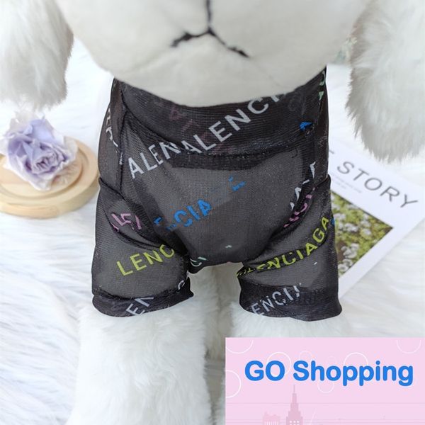 Vente en gros transfrontalier nouveauté marque de mode pour animaux de compagnie à manches courtes Jarre Aero Bull Bichon Teddy Corgi Protection solaire vêtements chien T-shirt été