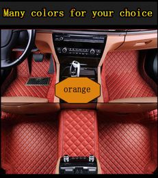 Groothandel Custom Car Floor Mats voor Hyundai 2011 Sonata Tucson Elantra 2017 HUNDAG SANTAFE SANTA FE 2013 Auto Vloer Mat Carpets Automatten