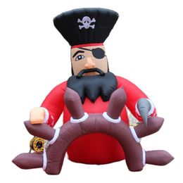 wholesale Dessin animé gonflable géant de pirate de décoration de fête d'enfants fait sur commande pour la publicité