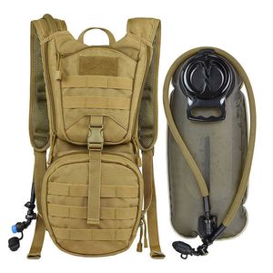 Bolso táctico ligero de encargo al por mayor del paquete de la mochila de la hidratación de Camo de los hombres de la vejiga del agua de 2l 3l Tpu que corre