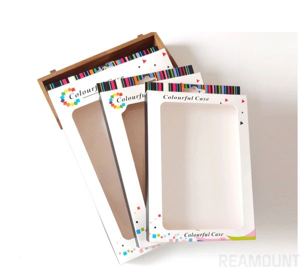Boîte d'emballage en papier avec logo personnalisé en gros pour tablette Pad pour étui en cuir pour boîte d'emballage de 7 à 8 pouces avec boîte d'emballage Windows