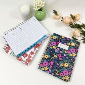 Groothandel op maat gemaakte Hardcover A5 Spiraal Budget Planner Journal Notebook met ontwerp op maat