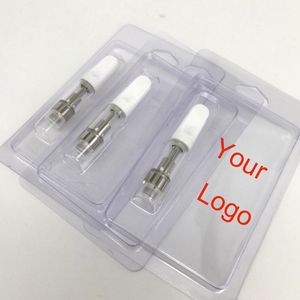 wholesale Boîtes personnalisables Emballage sous blister transparent pour toutes les cartouches de 0,5 ml G2 A3 th205 Vaporisateur 510 Atomiseur d'huile épaisse à filetage