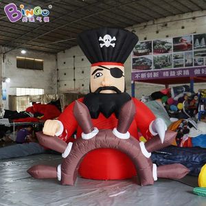 wholesale Personnage de pirate gonflable géant personnalisé de 20 pieds de haut / exploser une grande réplique de pirate pour une fête événementielle Jouets Sports