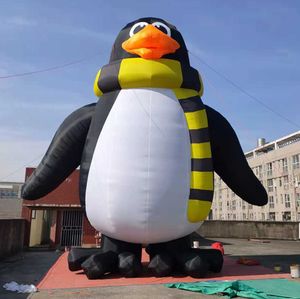 wholesale Tchad gonflable géant adapté aux besoins du client de 31ft 9.5m H grand le pingouin pour la décoration extérieure de Noël