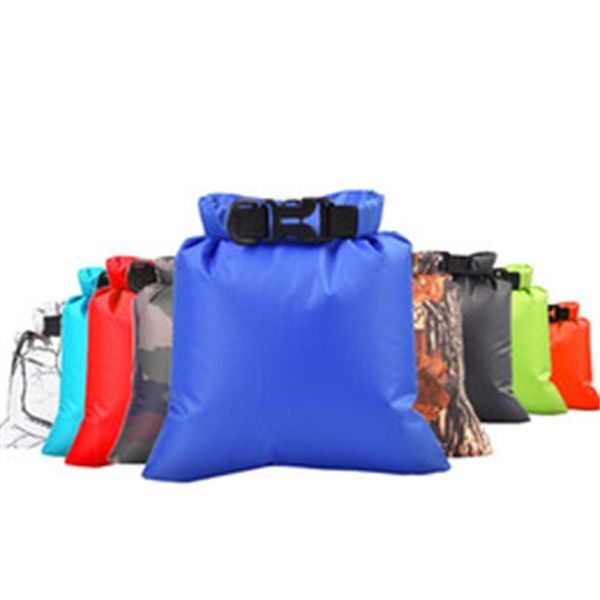 Sacs de couleur unie de camouflage dérive imperméable à l'eau paquet de stockage de téléphone portable à l'extérieur multi-fonction sac arrangement sport sec 6jya N2