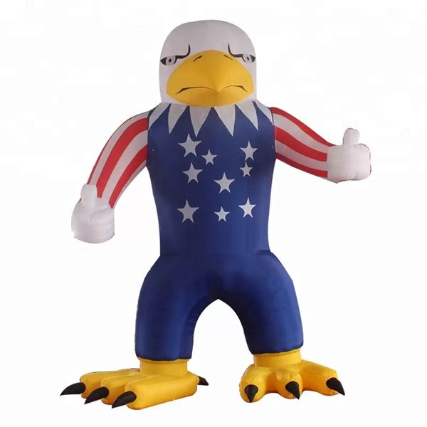 wholesale Tissu Oxford personnalisé géant 4/6 / 8mH gonflable USA Eagle Animals Cartoon pour la publicité 001