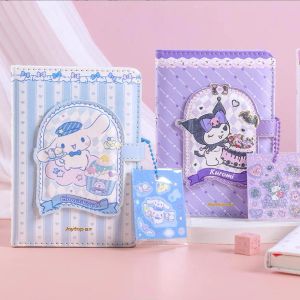 En gros mignon 3 couleurs beaux A6 Purple Kuromi Note-même notes Mémos quotidiens Apprentissage Brotondelles pour les enfants Festival Gift Gift School