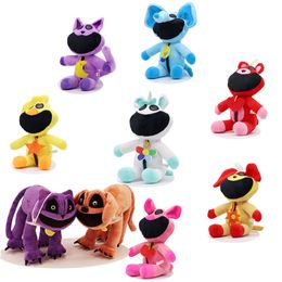 Groothandel schattig Bobby Game Time Plush Toys Children's Game Partners Smile Animal Plush Toys