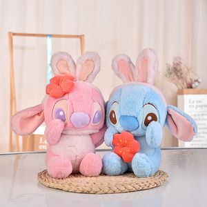 Groothandel schattige konijnenoren Floret stitch pluche Playmate Kinderspellen Playmate Holiday gift Room decor