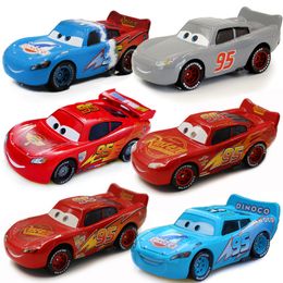 Groothandel schattige cartoon nummer 95 automodel drie generatie Racing legering speelgoedauto voor kinderen