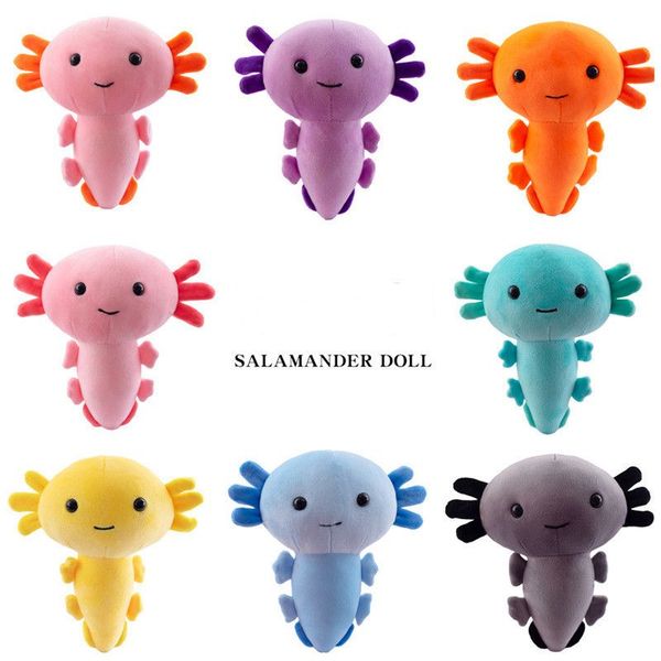 Gros mignon dessin animé salamandre poupée Axolotl peluche jouet cadeau d'anniversaire peluche oreiller jouet poupées