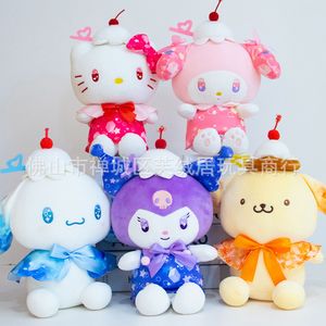 Groothandel schattig Hated Kuromi Plush Toys voor kinderspelpartners Valentijnsdag geschenken voor vriendinnen thuisdecoratie