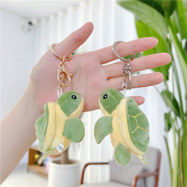 Jouet en peluche petite tortue mignonne, pendentif, cadeaux de jeu, poupée pour enfants, porte-clés, accessoires, vente en gros