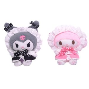 Groothandel Leuke Lolita boog moet liefde serie Kuromi Melody knuffel Rugzak hanger kleine gift ornamenten